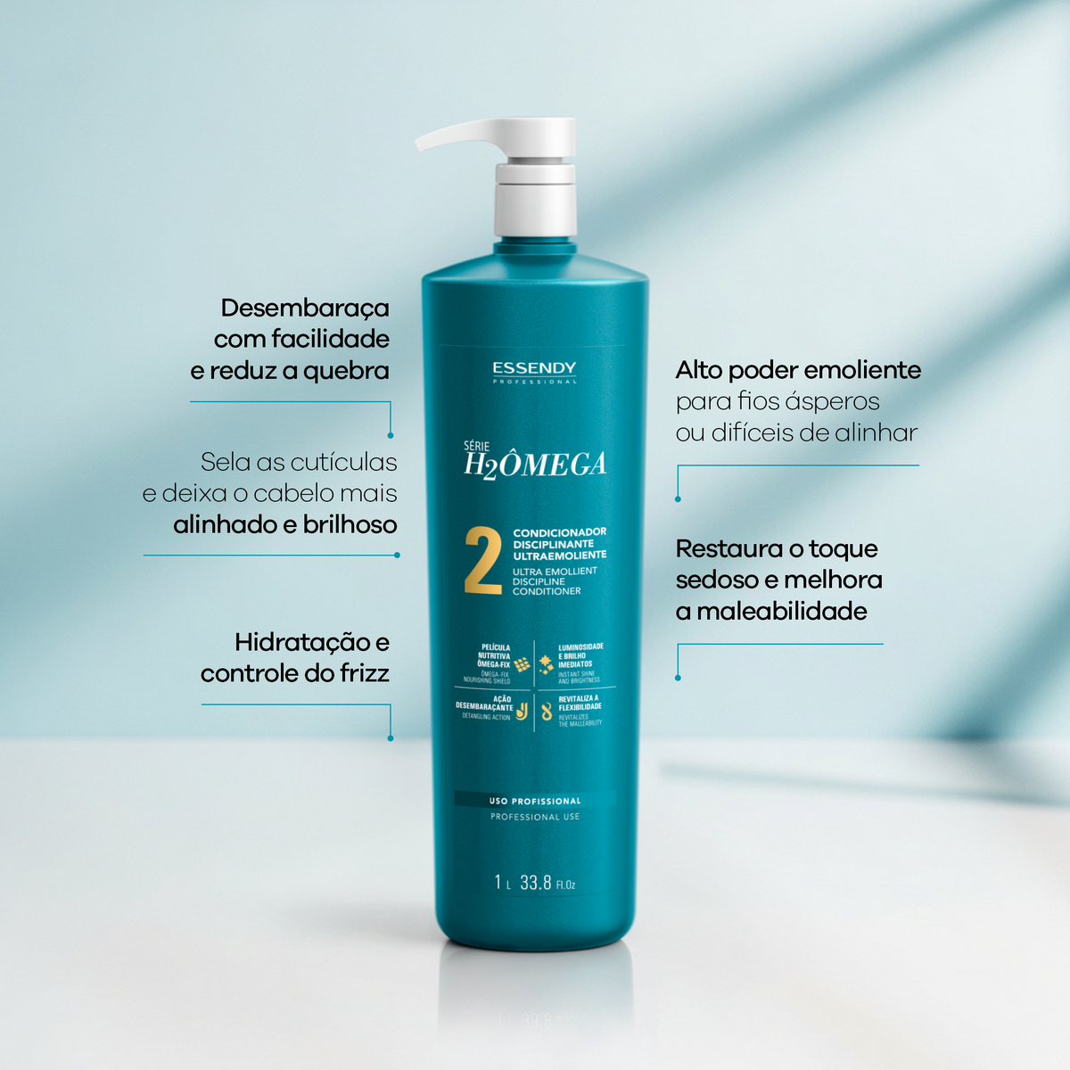 Condicionador H2Ômega 1L – Essendy Cosméticos