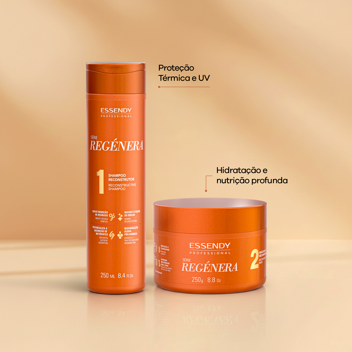 Kit Regénera - Shampoo e Máscara (2 itens) – Essendy Cosméticos