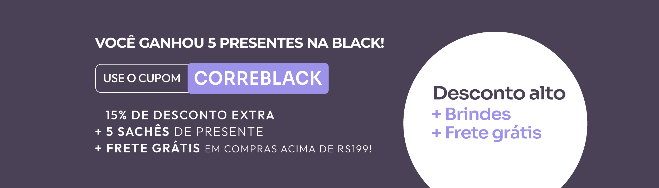 BLACK FRIDAY - CORREBLACK