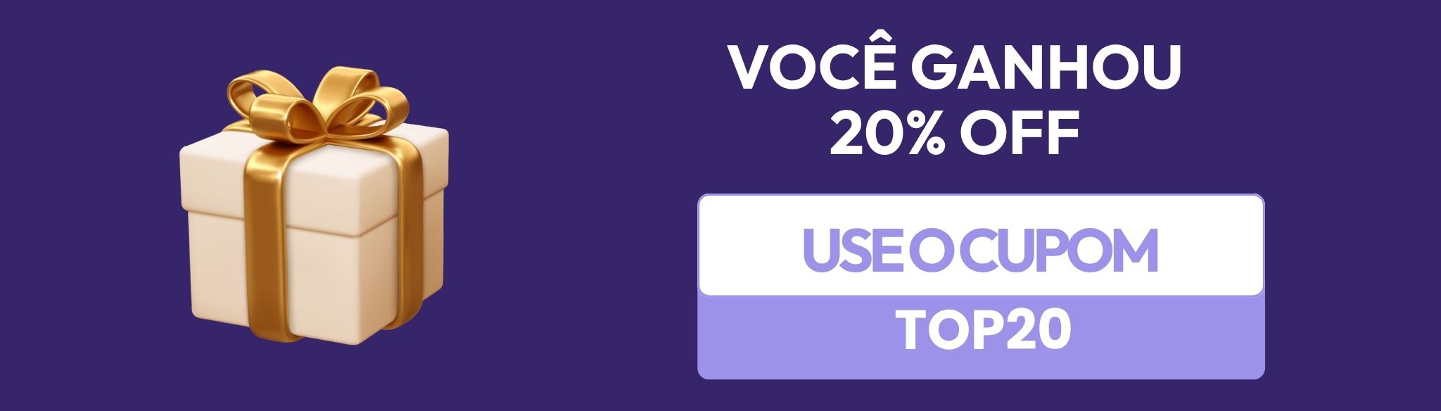 cupom de 20% - TOP20