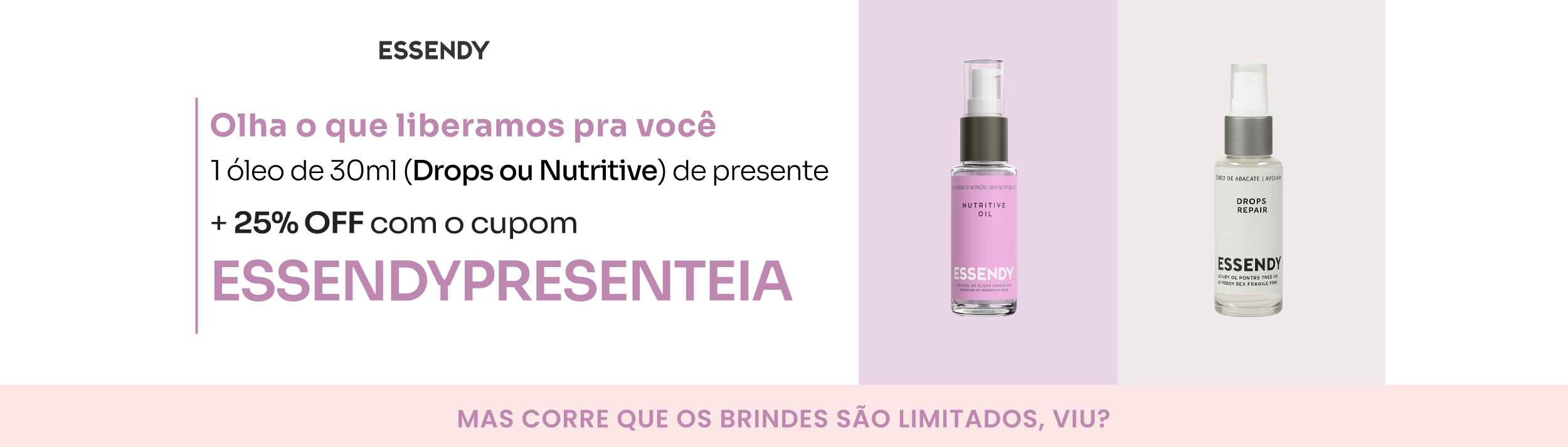 Ganhou um óleo - ESSENDYPRESENTEIA