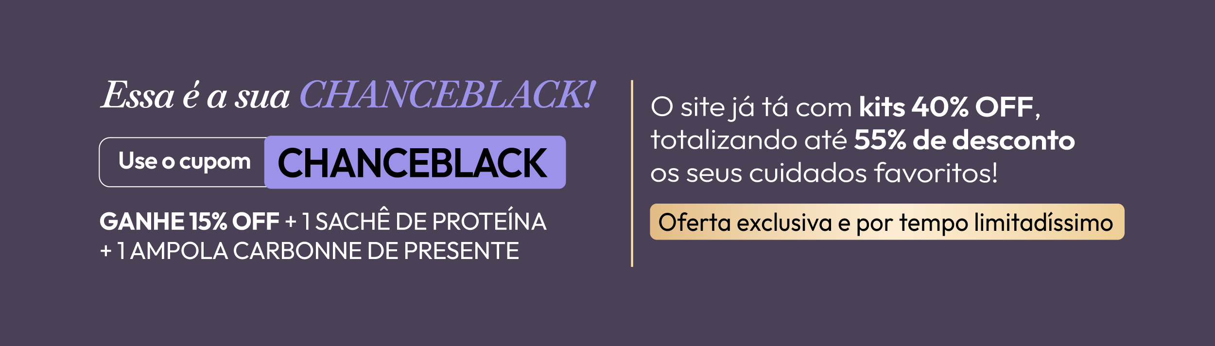 SUA CHANCE DE ECONOMIZAR - CHANCEBLACK