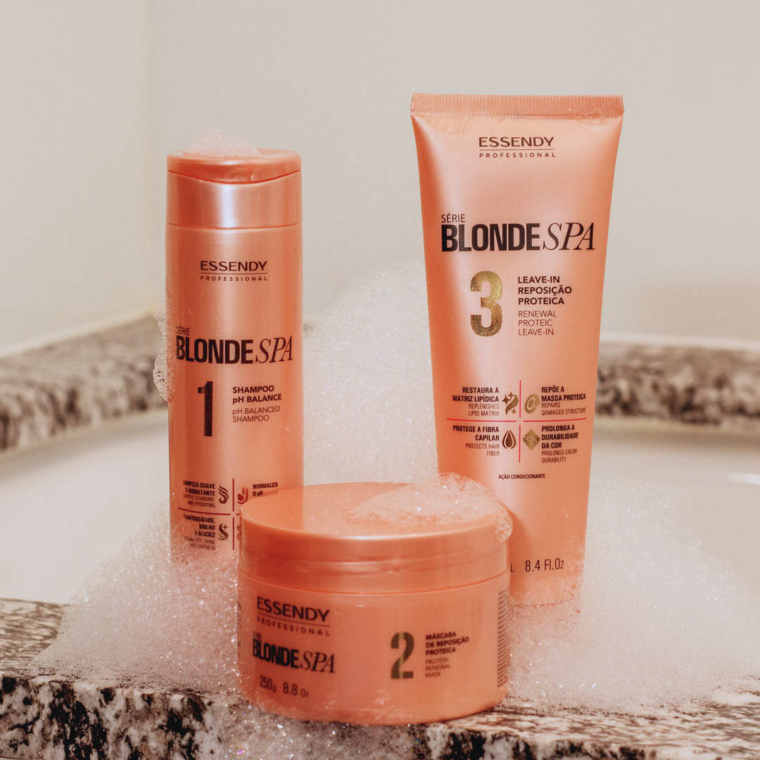 Kit Completo Blonde Spa - Shampoo, Máscara e Leave-in (3 itens)
