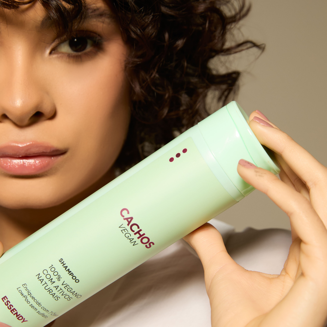 Kit Cachos Vegan - Shampoo, Condicionador, Máscara, Gelatina e Ativador (5 Itens)