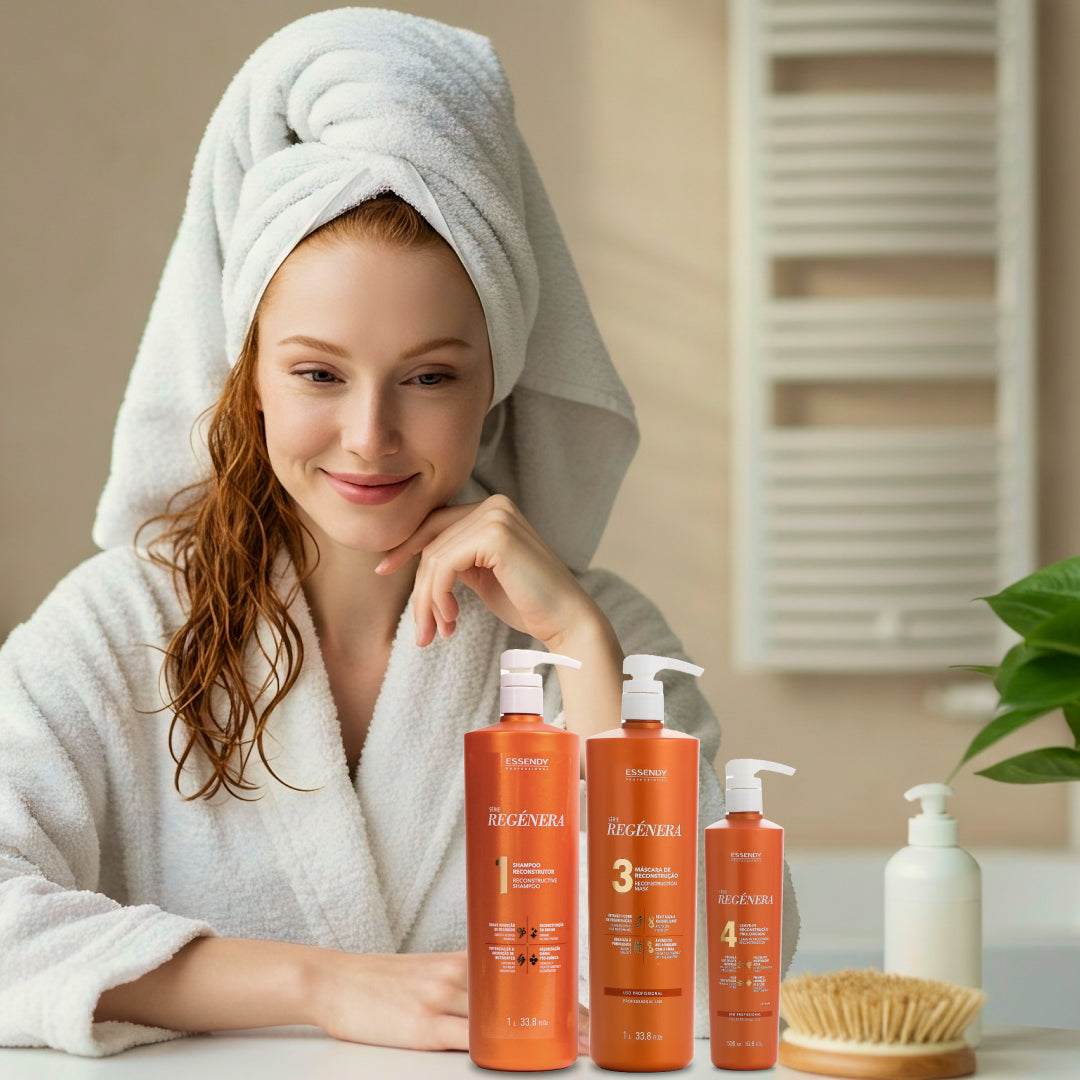 Kit Regenera Shampoo e Máscara 1L e Leave In 500GR