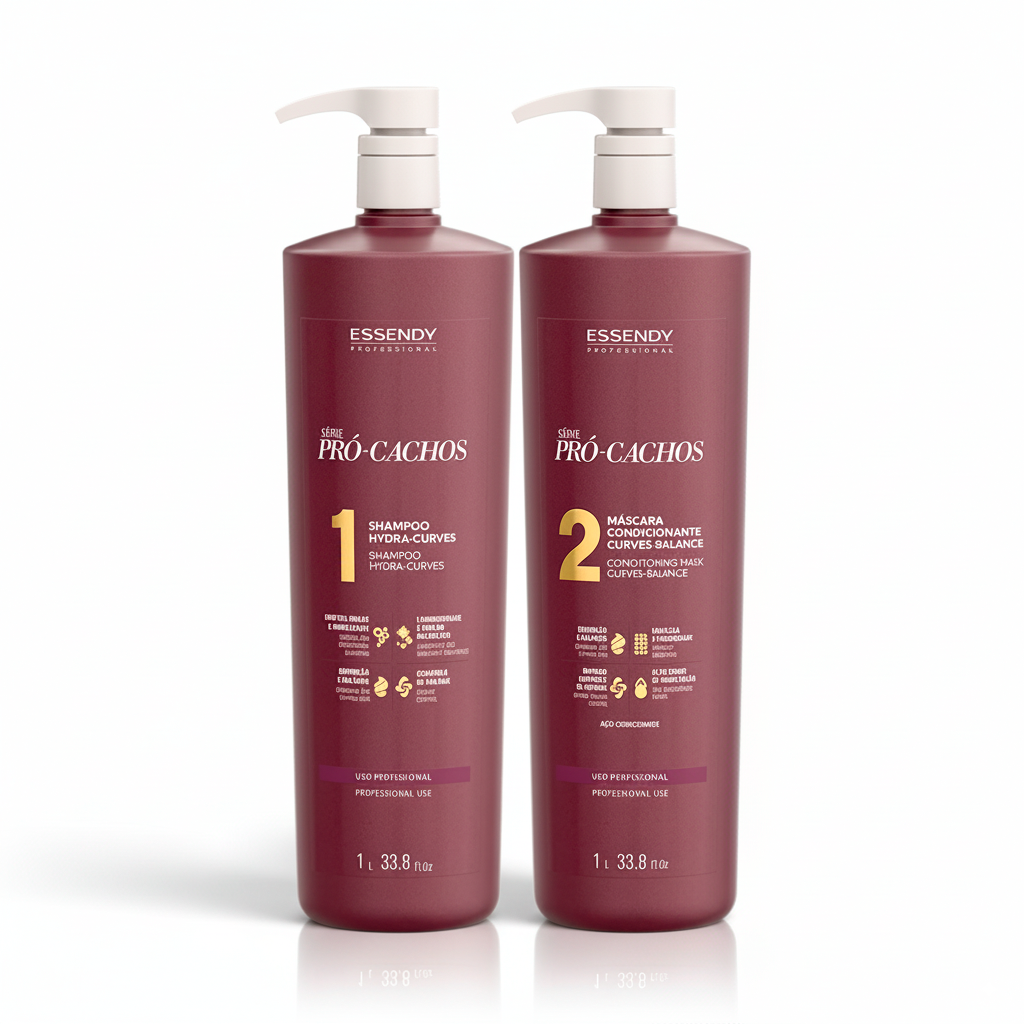 Kit Pró Cachos Super - Shampoo e Máscara 1L (2 itens)