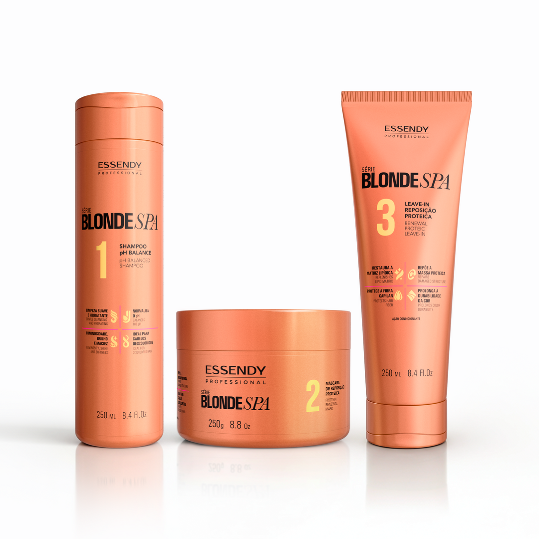 Kit Completo Blonde Spa - Shampoo, Máscara e Leave-in (3 itens)