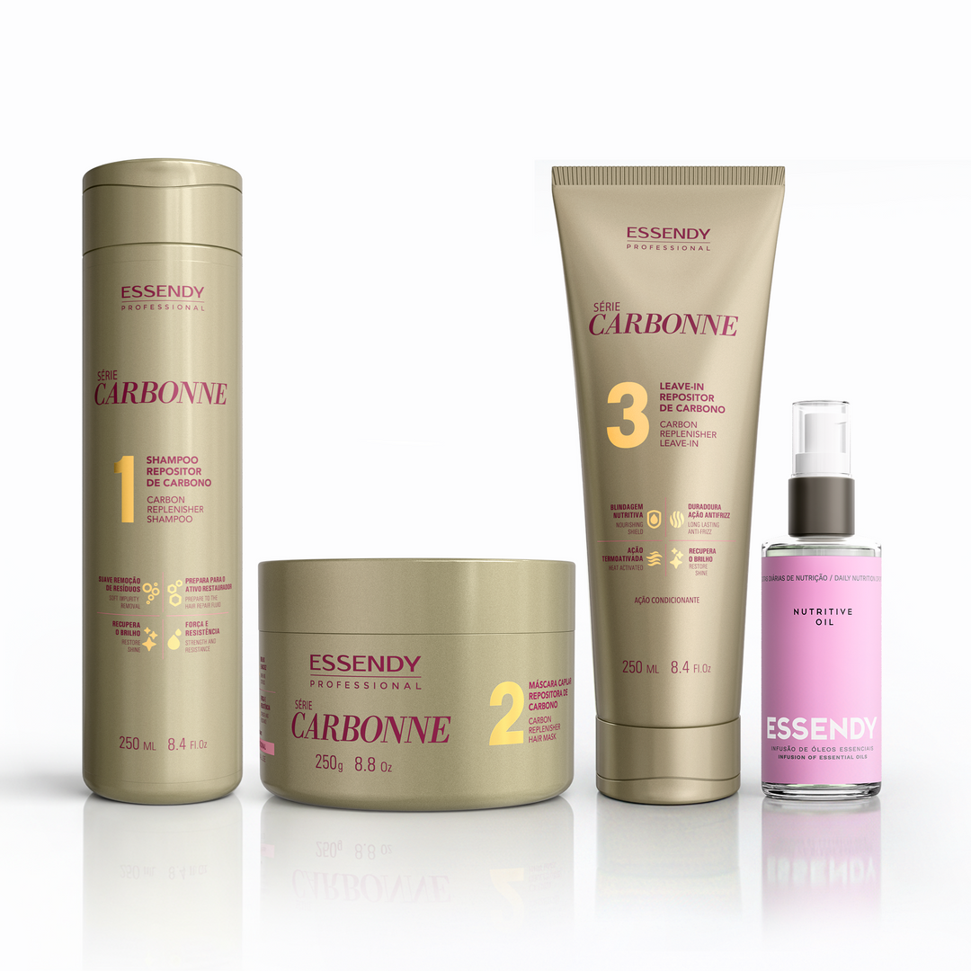 Kit Completo Carbonne + Nutritive Oil 60ml (4 itens)