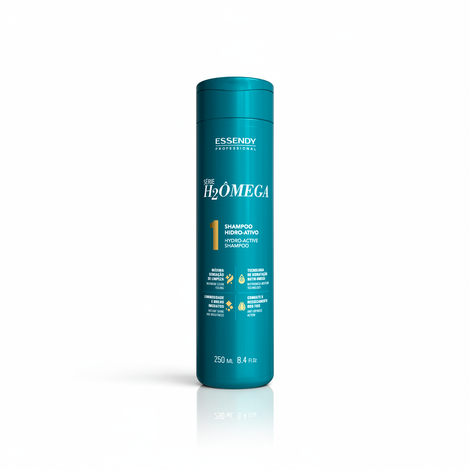 Shampoo Hidratante Essendy H2ômega 250ml | Essendy Cosméticos