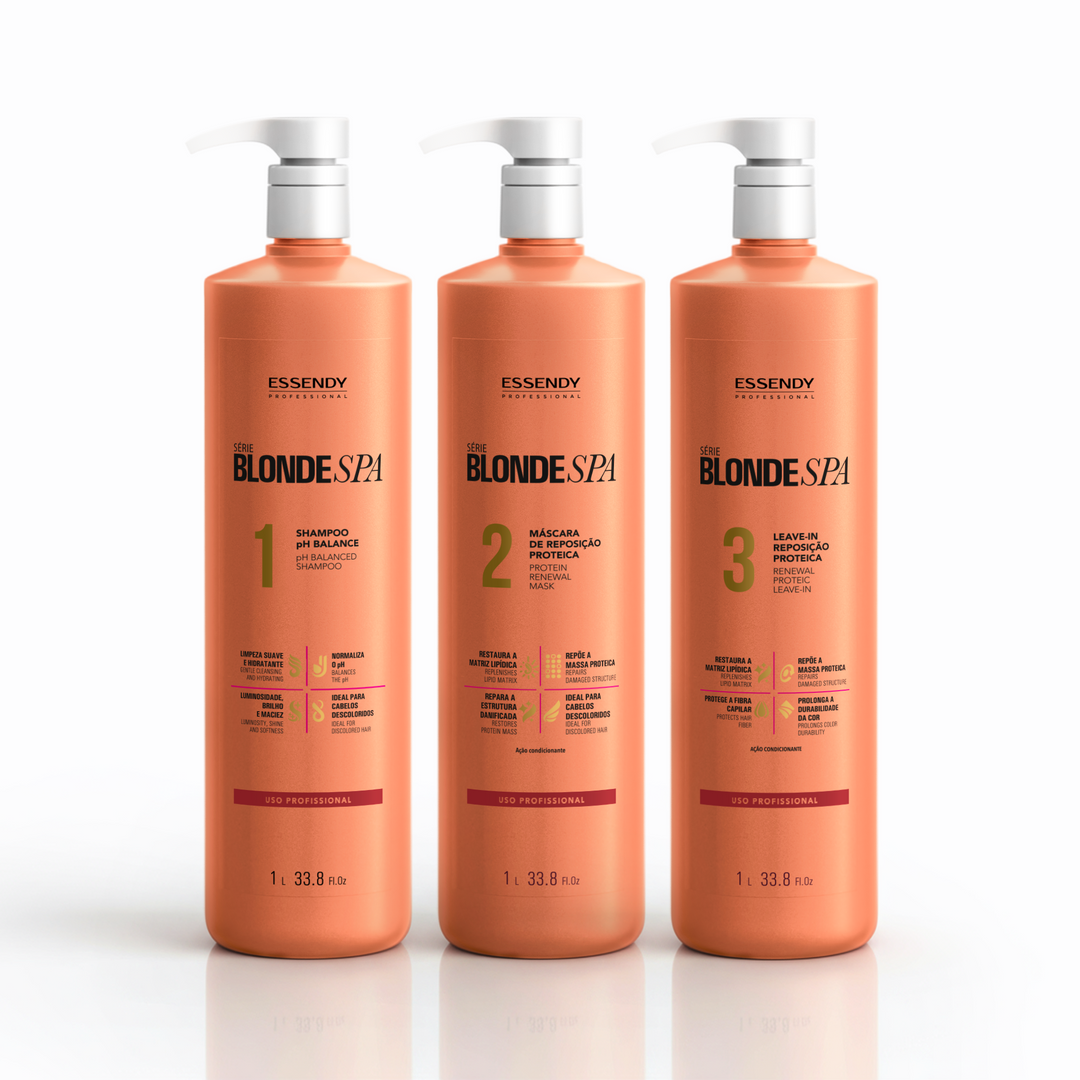 Super Kit Blonde Spa Shampoo, Máscara e Leave In (3 itens)