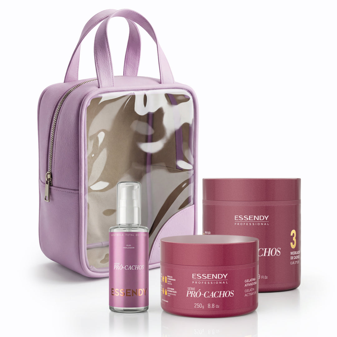 Kit Pró Cachos - Modelador, Gelatina e Sérum (3 ITENS)