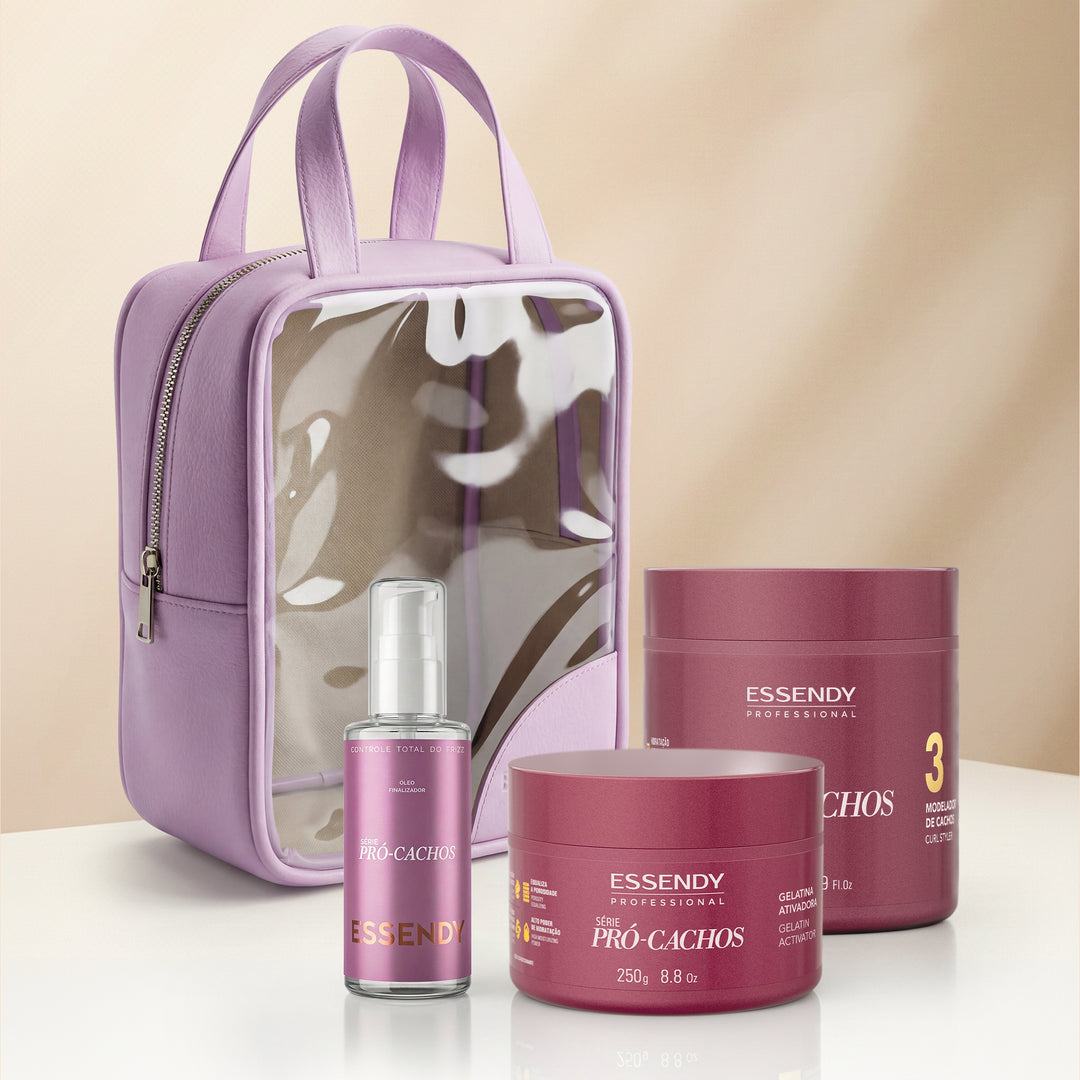 Kit Pró Cachos - Modelador, Gelatina e Sérum (3 ITENS)