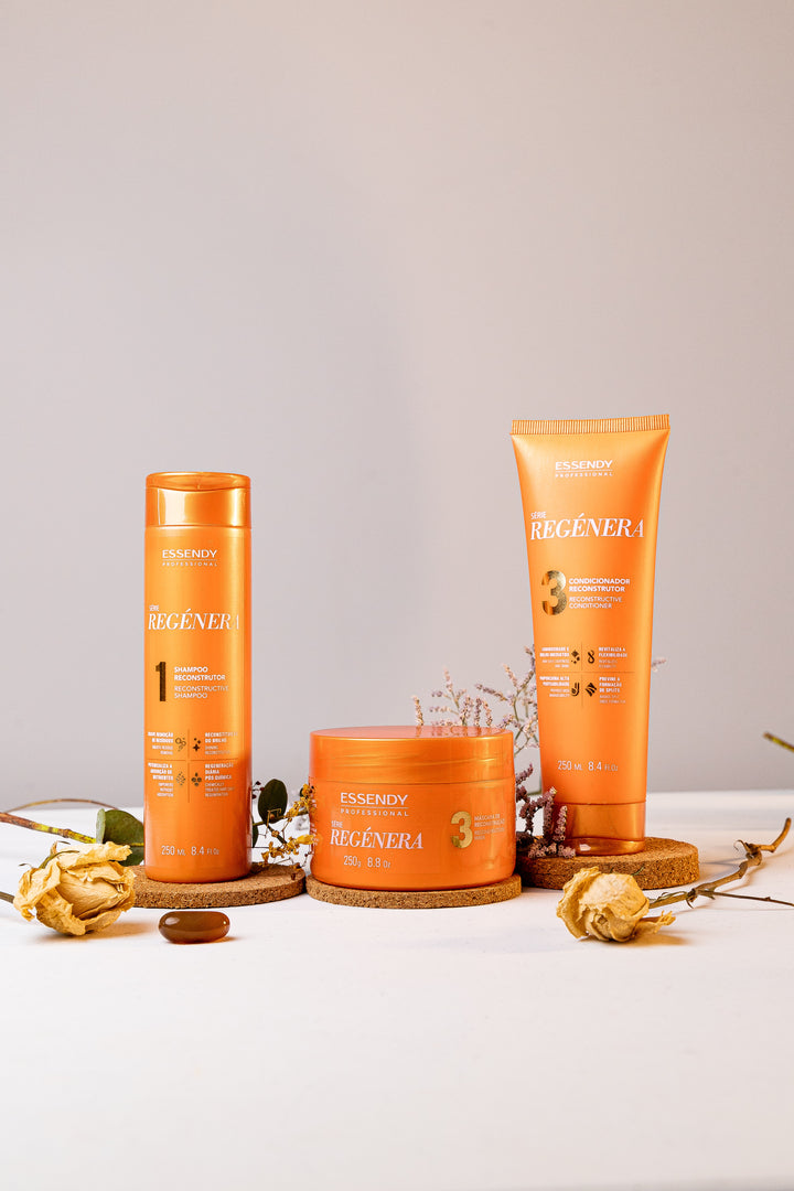 Kit Completo Regénera: Shampoo, Condicionador, Máscara e Leave-in (4 itens)