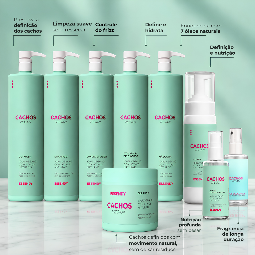 Super Kit Completo Cachos Vegan (9 itens)