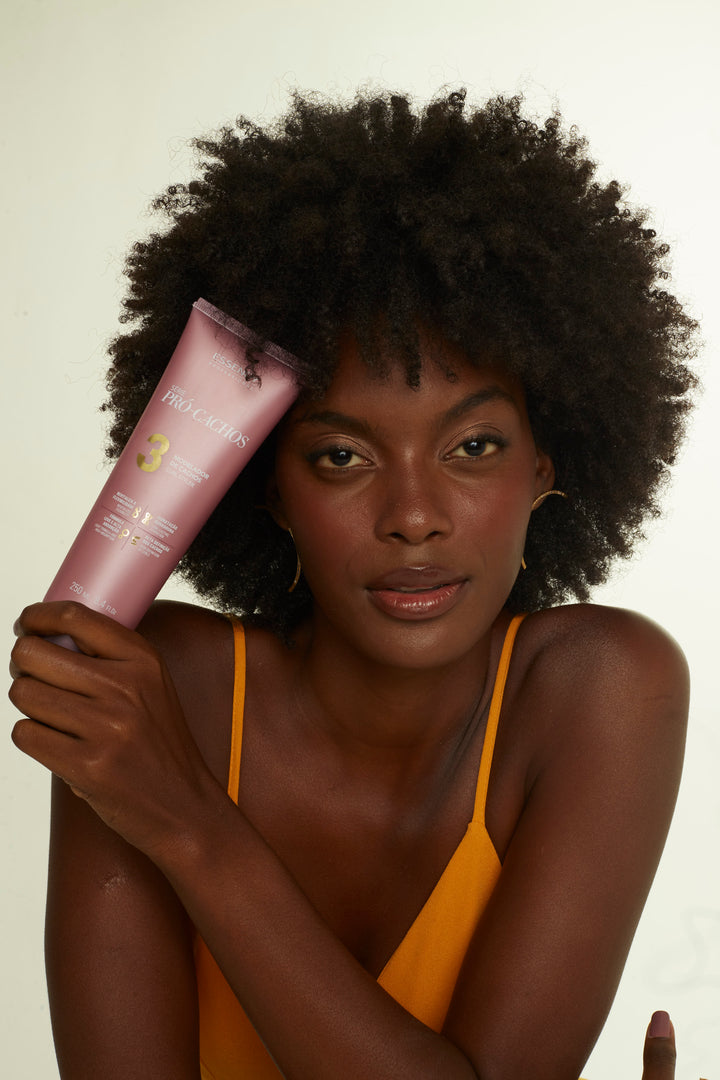 Kit Pró Cachos - Shampoo, Máscara e Modelador (3 itens)