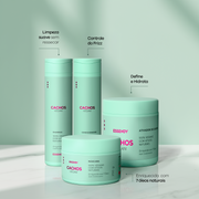 Kit Cachos Vegan - Shampoo, Condicionador, Máscara e Ativador (4 itens)
