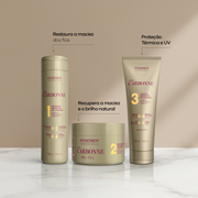Kit Completo Carbonne - Shampoo, Máscara e Leave-in (3 itens)