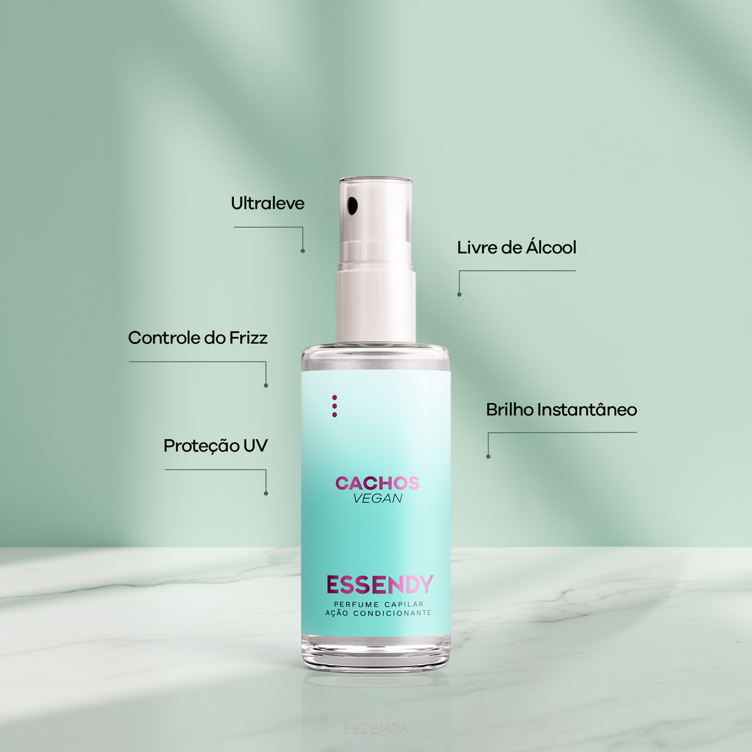 Perfume Capilar Hair Mist Cachos Vegan 60ml