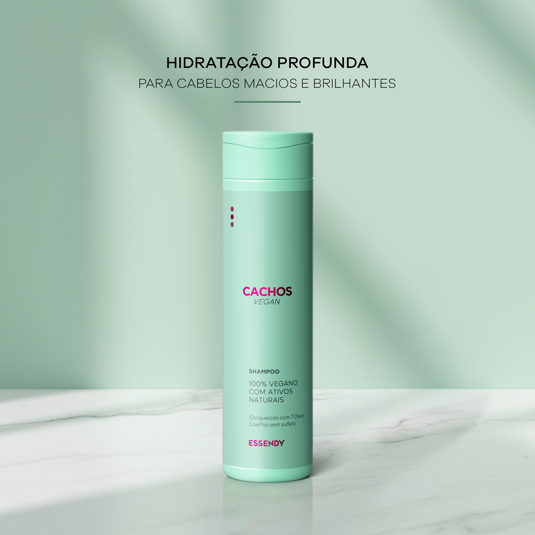 Kit Cachos Vegan - Shampoo e Máscara 250ml (2 itens)
