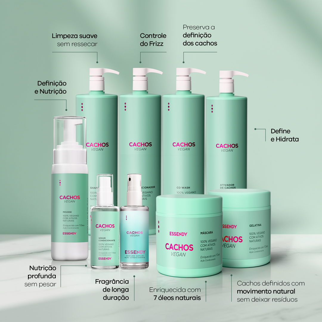 Super Kit Completo Cachos Vegan (9 itens)