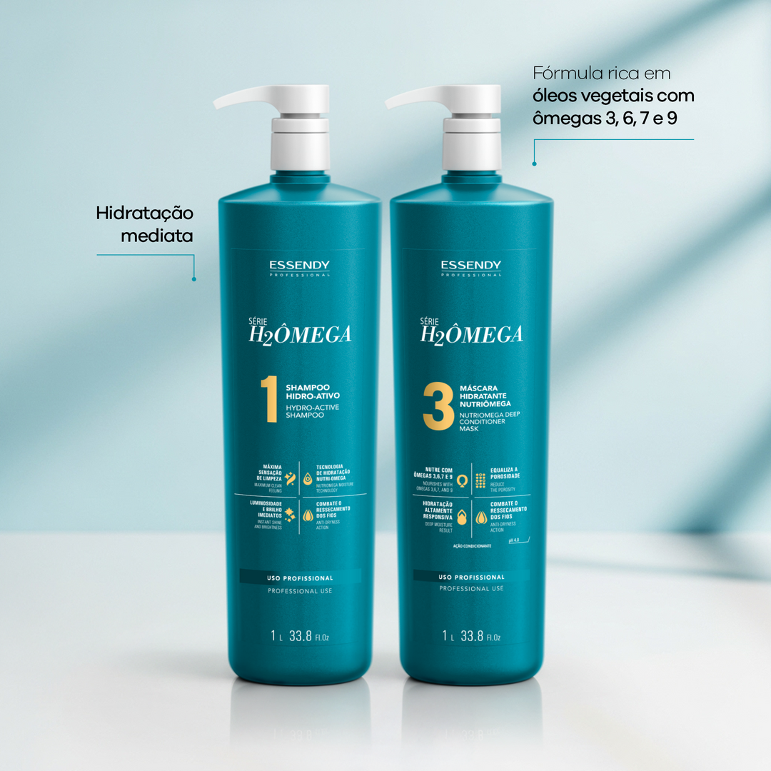 Super Kit H2ômega: Shampoo e Máscara (2itens)