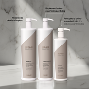 Super Kit Repair Collection Shampoo + Condicionador 1L + Máscara (3 itens)