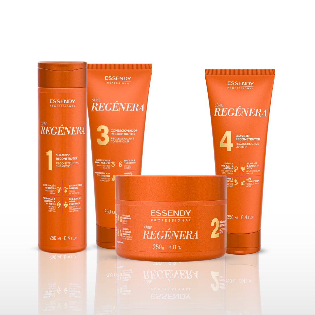 Kit Completo Regénera: Shampoo, Condicionador, Máscara e Leave-in (4 itens)